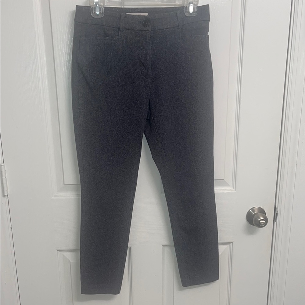LOFT The Skinny curvy Gray Pants